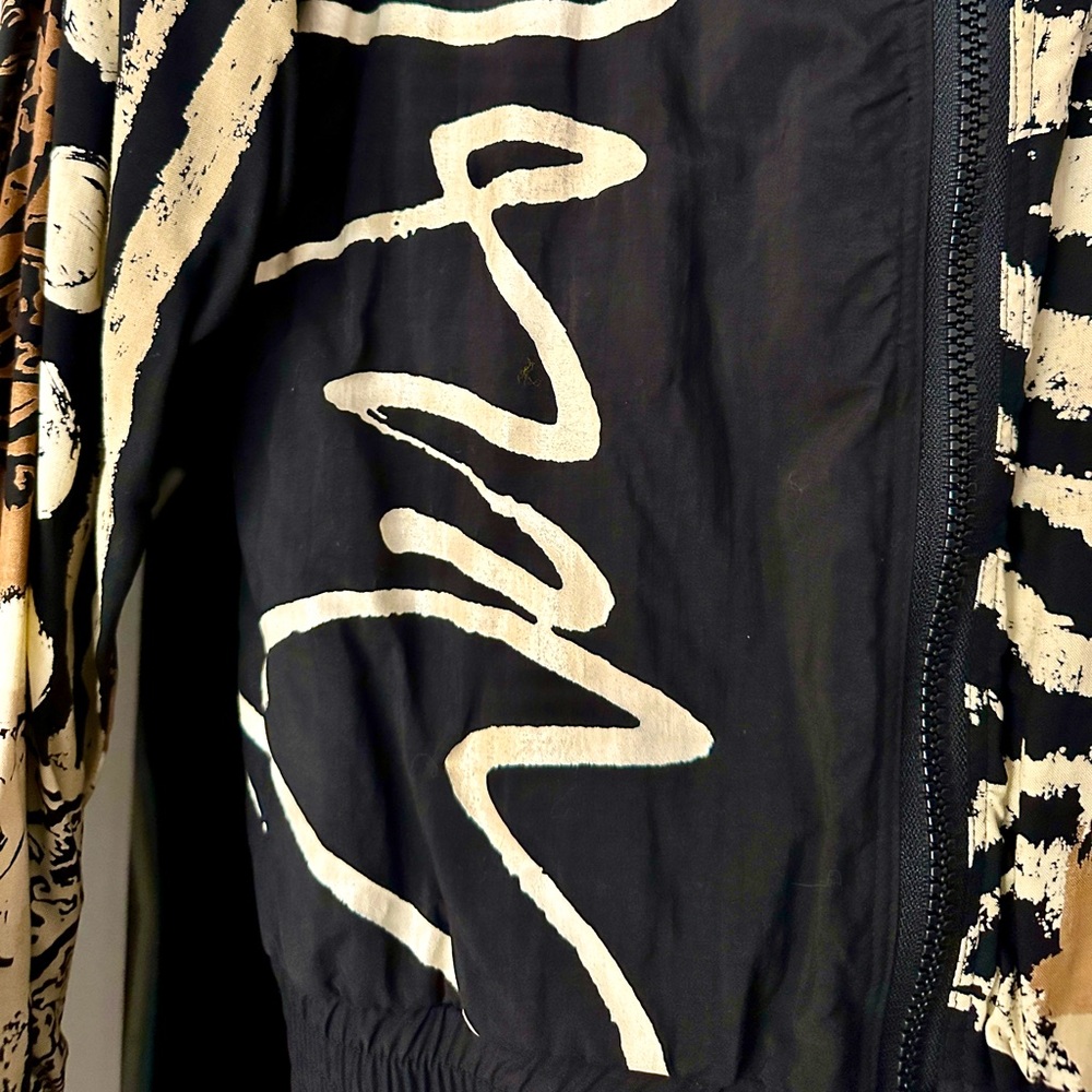 Vintage Late 80s William Serbin Bomber Track Jacket - Size S EUC - Great w/Jeans - Picture 7 of 7